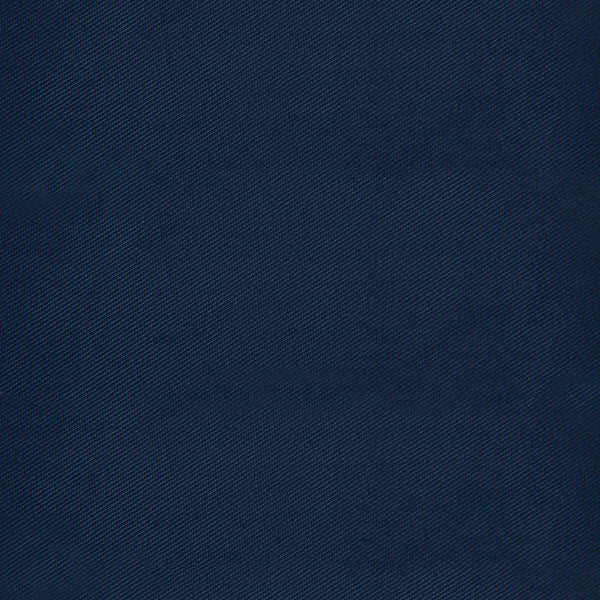 Twill en polyester et en coton 200g / m2 | Gabardine bleue