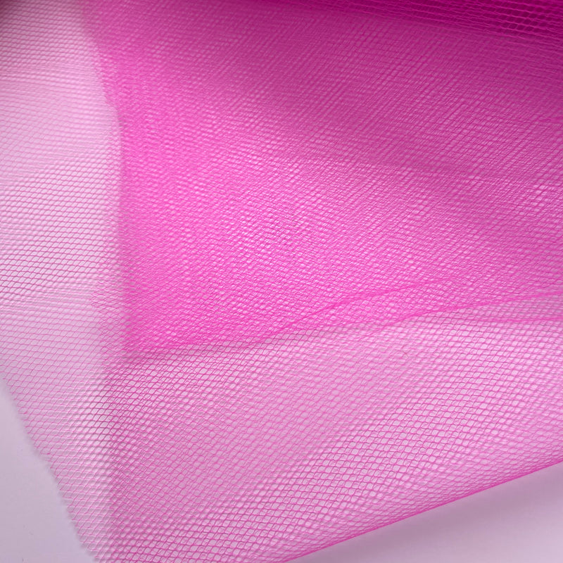 Tecido Tule a metro Rosa Fuxia Texland