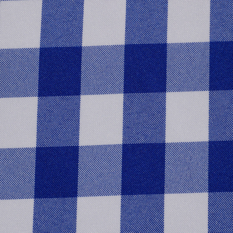 Tecido minimate barato poliester para Toalha mesa xadrez Azul