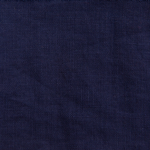 Tecido 100% Linho 165gm2 1.4m largura  - Azul Marinho