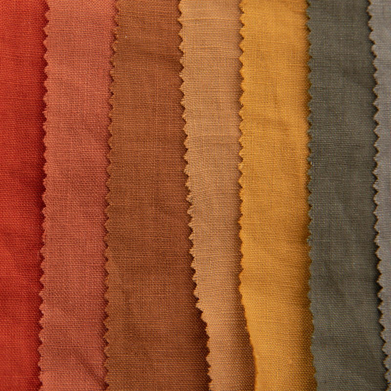 100% Linen Fabric 165gm2 1.4m wide - Camel