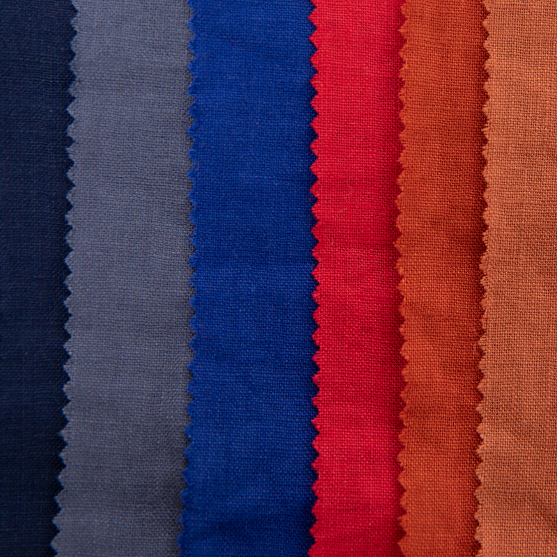 100% Linen Fabric 165gm2 1.4m wide - Brick
