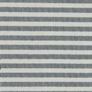 Tissu à Rayures pour Shorts de Bain | Noir