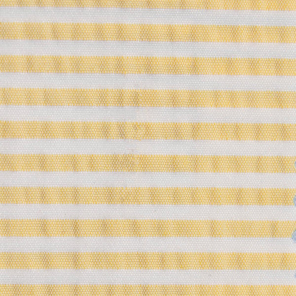 Tecido às Riscas Brancas para Calções de Banho | Amarelo - Amarelo