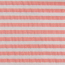 Tissu Polyamide avec Lycra | Tissu rayé | Rouge