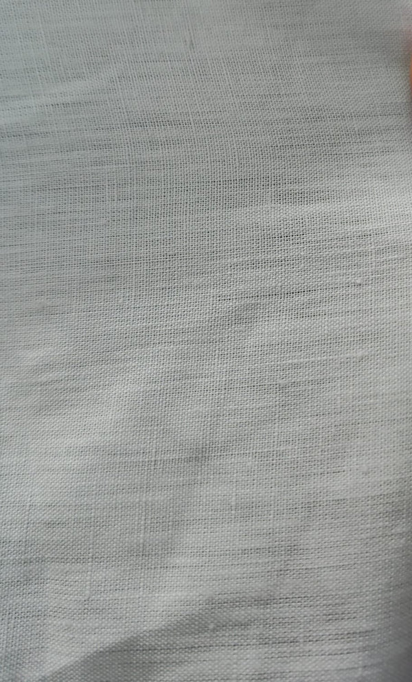 Star Half Linen Fabric | Light gray