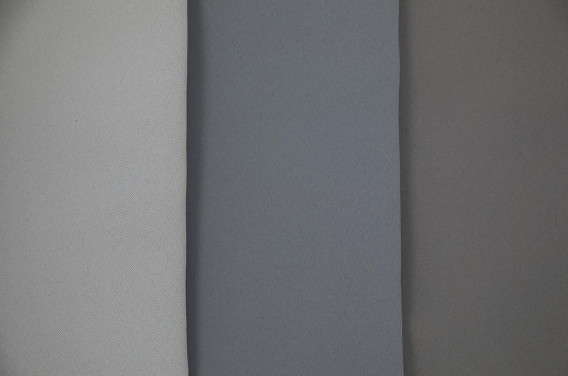 Obscuring curtain fabric - Saten | greenish gray