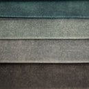 Geometric velvet fabric for upholstery - gray cement | Ciga