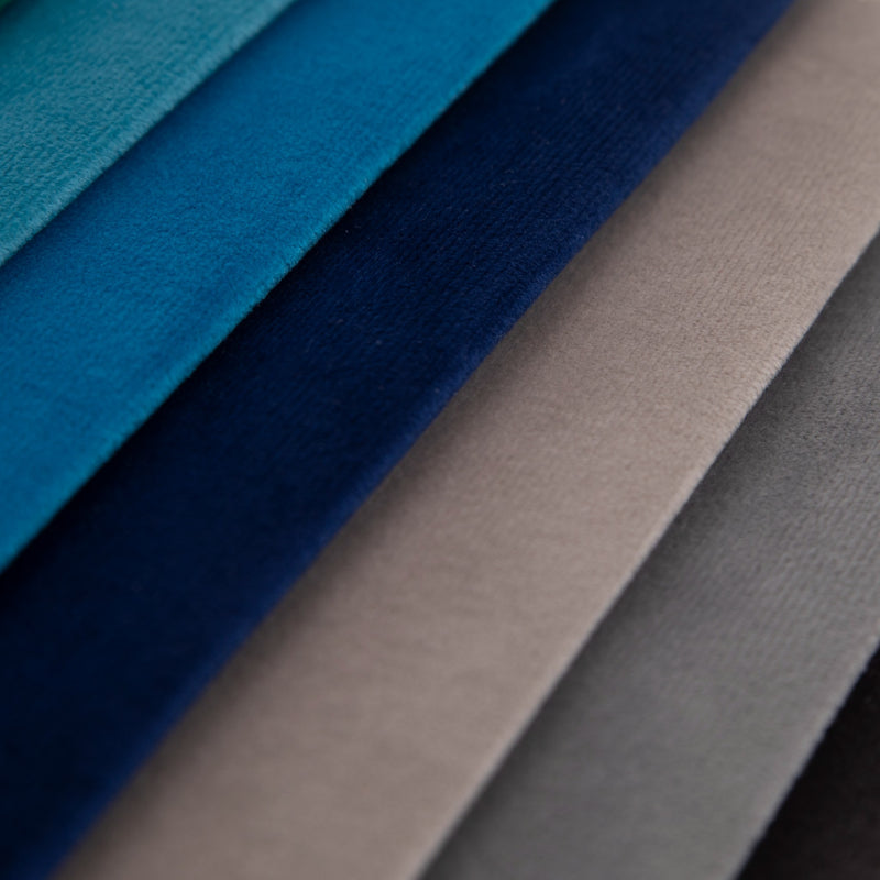 Velvet Fabric for Lining and Upholstery - Ata - Navy Blue