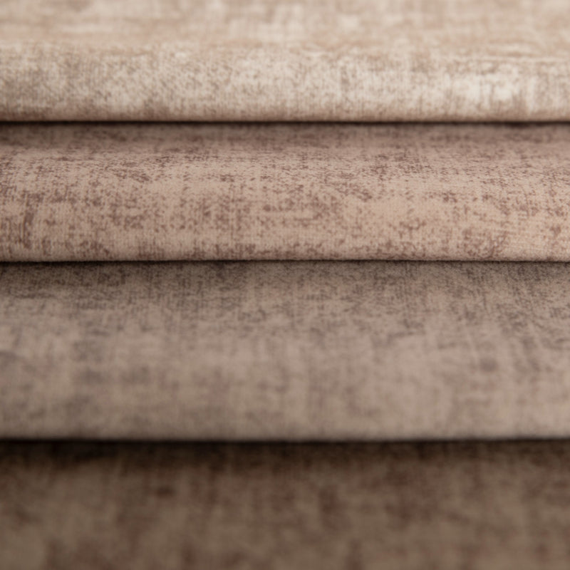 Striped Velvet Fabric for Upholstery - Fana - Beige