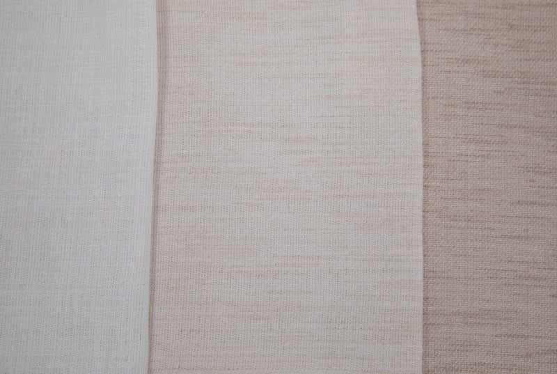 Leaded Curtain Fabric - Rustic | White