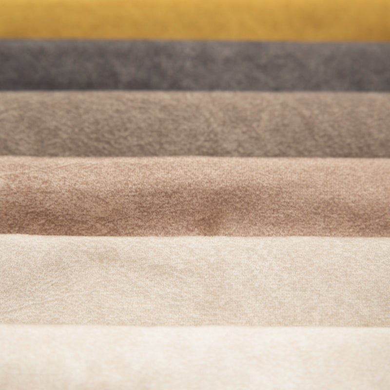 Striped Velvet Fabric for Upholstering Sofas - Vipe | Light beige