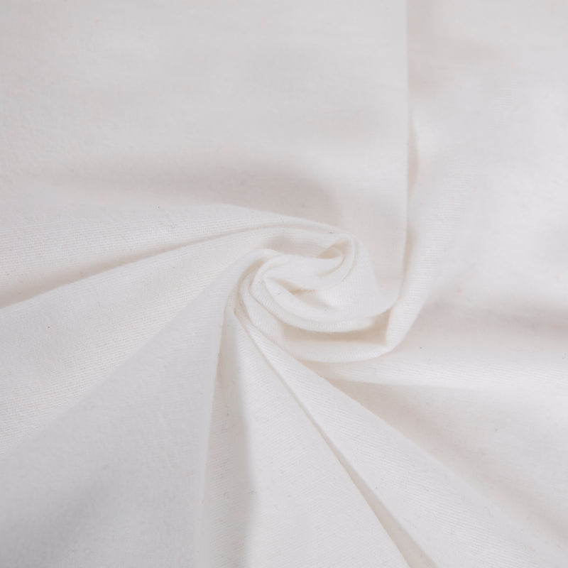 Flanela 100% Algodão 2.8 m | Branca - Tecidos Texland - Flanela branca para lençóis